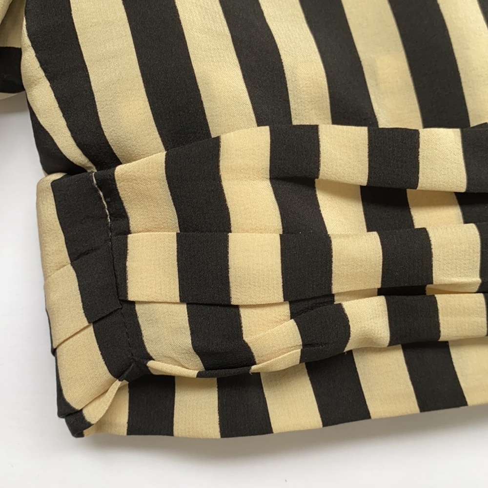 ALEX & ELI short set 2 silk striped designer brand blazer BETTLEJUICE - Picture 9 of 13